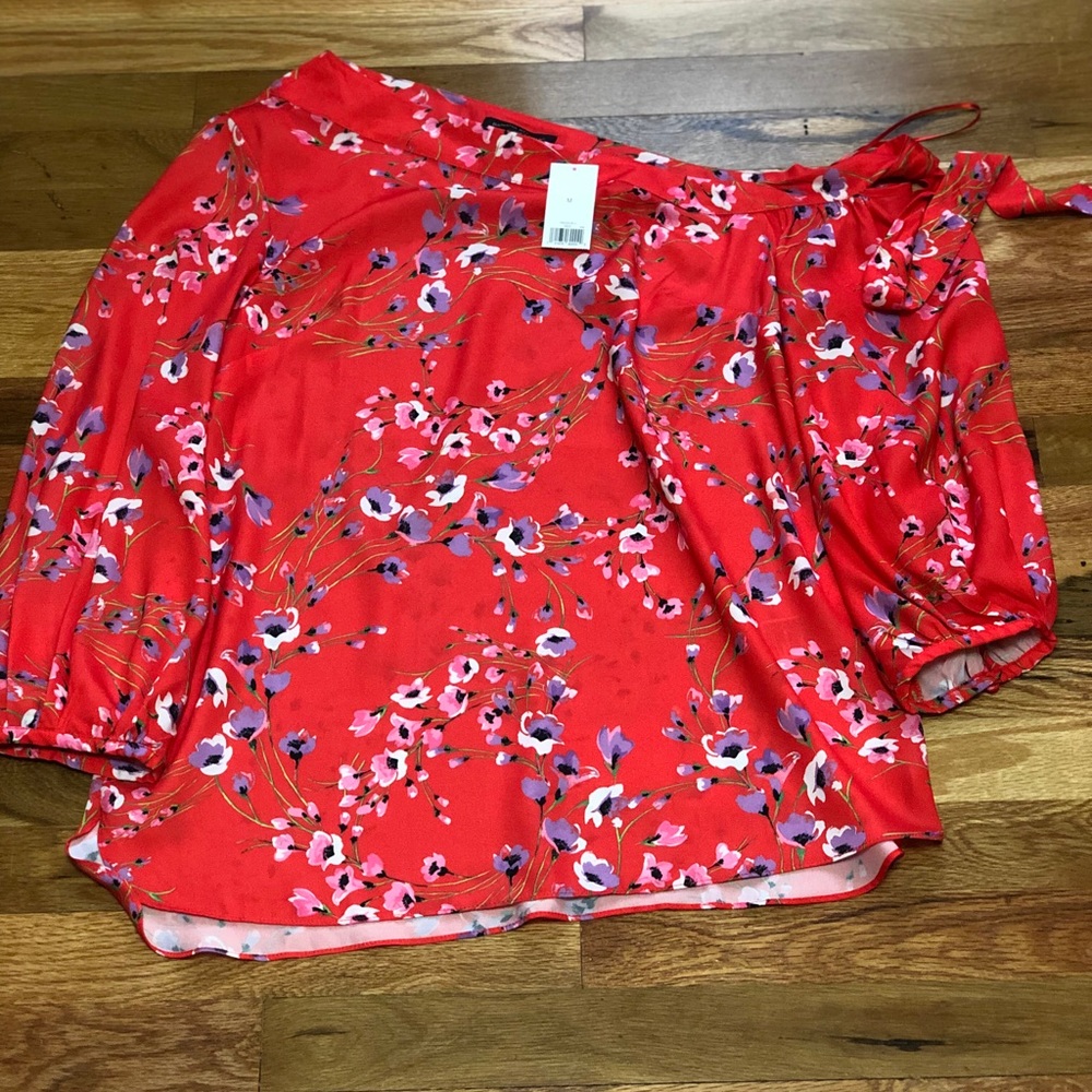 Banana Republic off shoulder floral blouse
